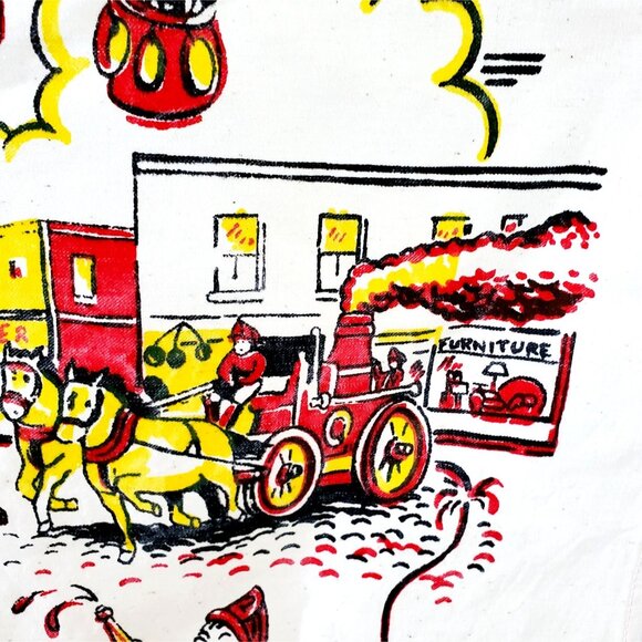 Vintage 1950s Risqué Men's BBQ Apron Pin-Up Zipper Pinup Gag Gift Dizzy Blonde - Picture 11 of 12